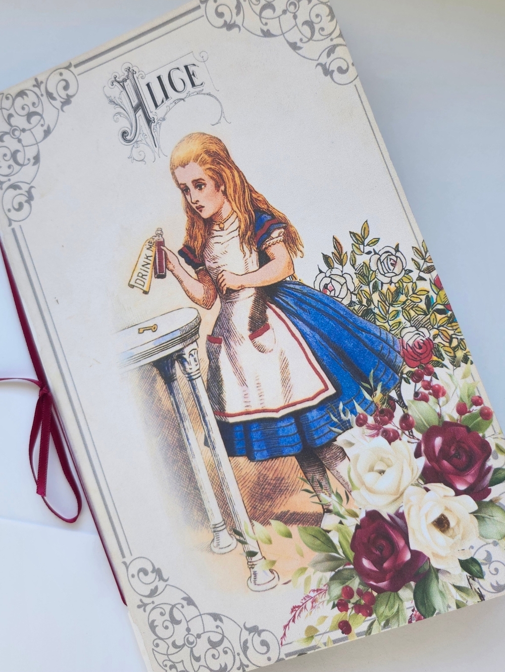"ALICE" ORIGINAL ALICE in WONDERLAND Junk Journal Original Book Images 40pg 6x9